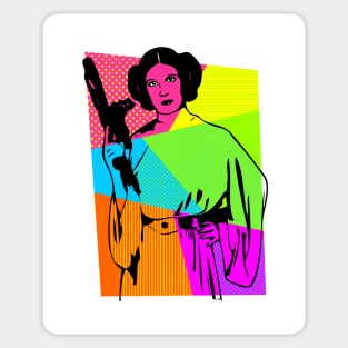 Rebel Princess | Pop Art Sticker